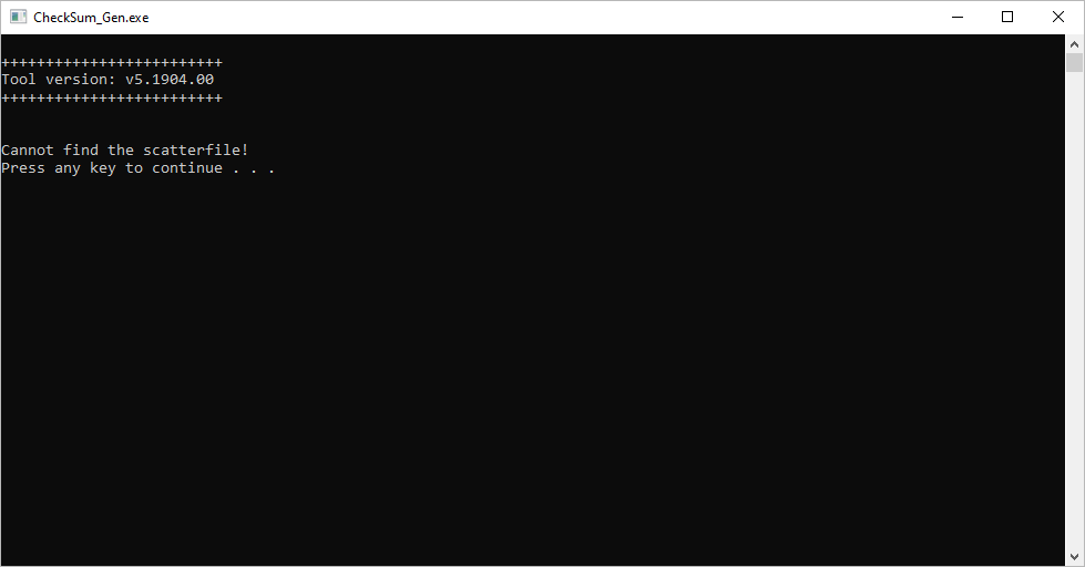 CheckSum Generate v5.1904.00