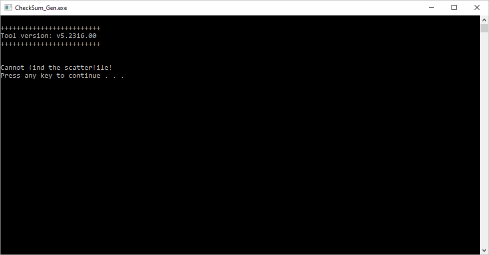 CheckSum Generate v5.2316.00